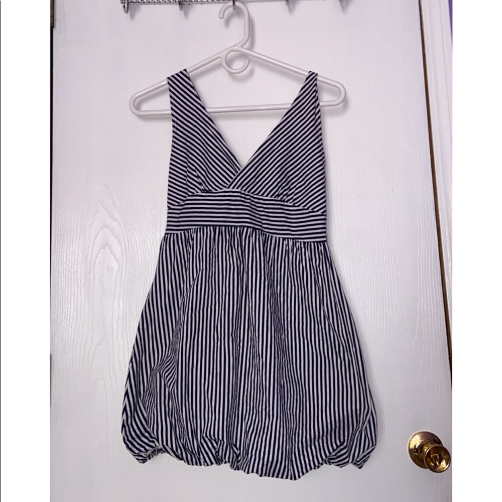 Black and white striped dress. Never worn before.